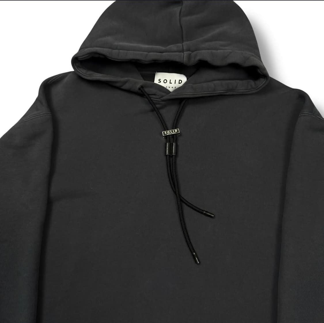 솔리드옴므 사이드 버튼 후드티 상품이미지2