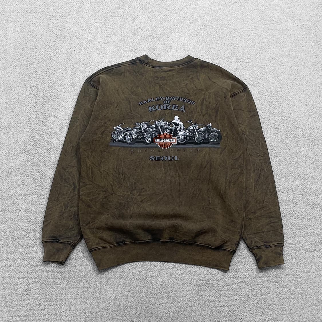 할리데이비슨 더티 빈티지 크루넥 맨투맨 상품이미지2