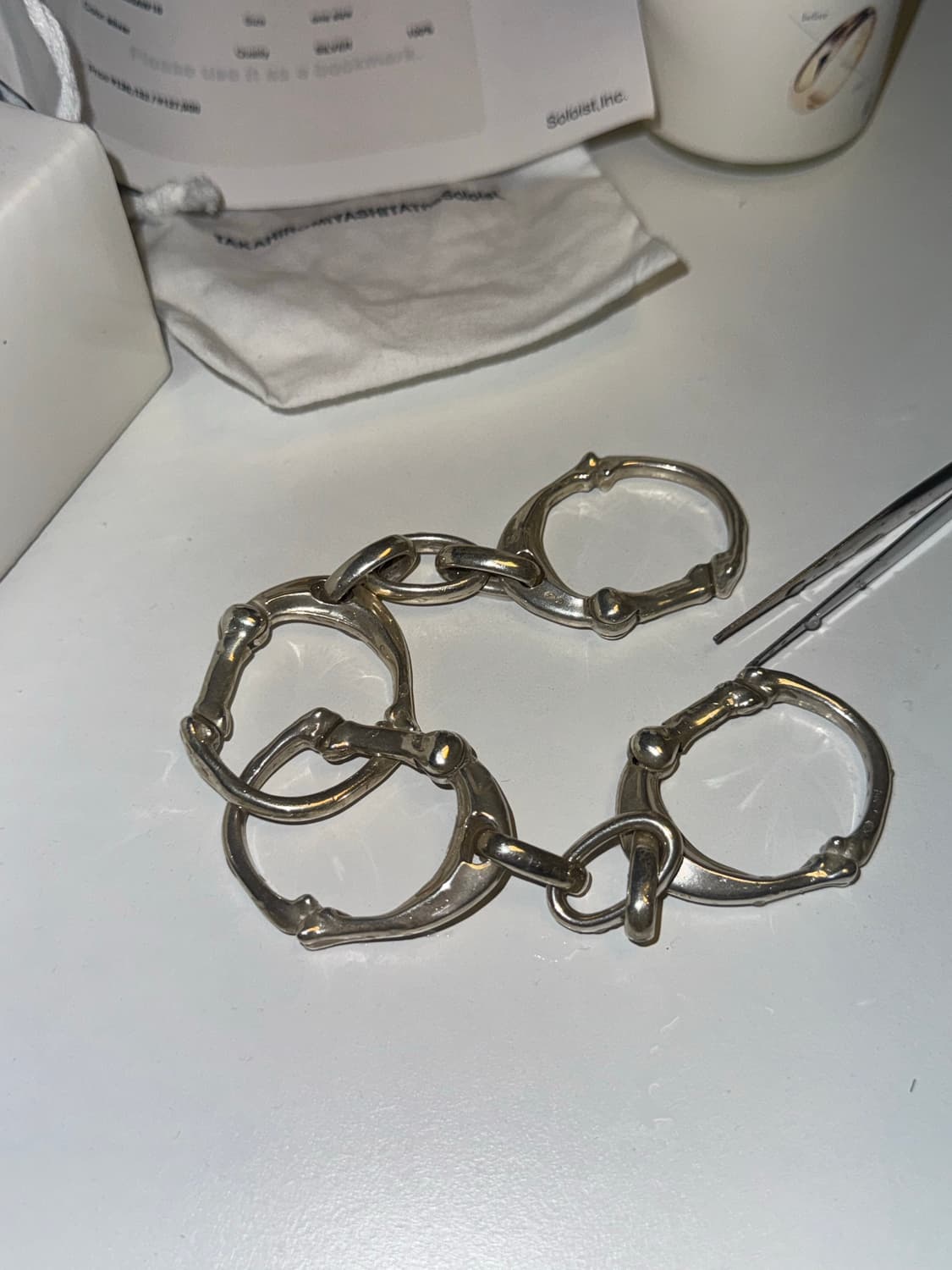 [L] 솔로이스트 본 브레이슬릿 상품이미지6