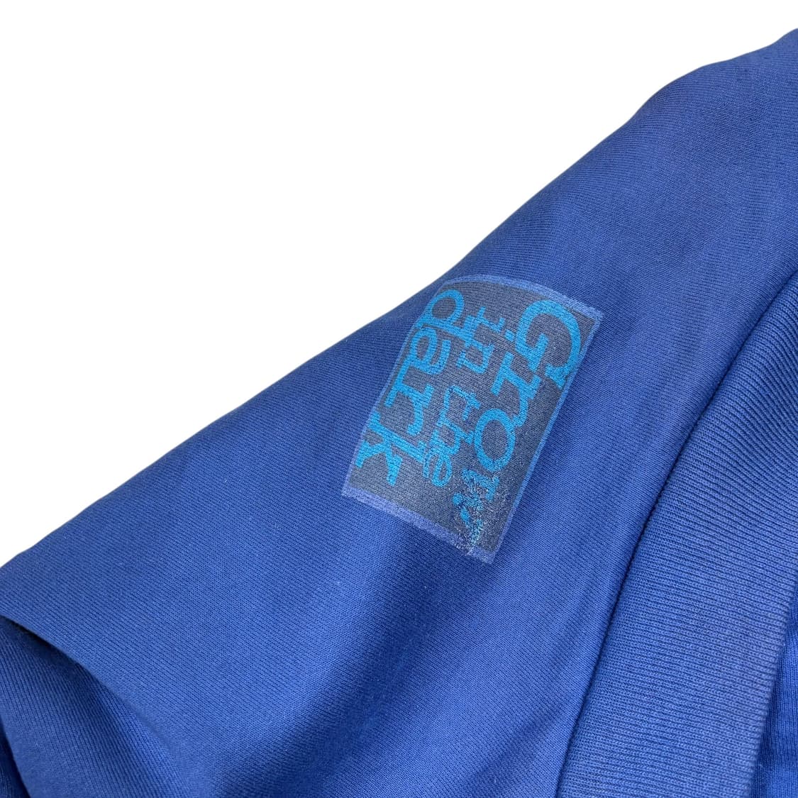 캠버 블루컬러 코튼 집업 상품이미지3