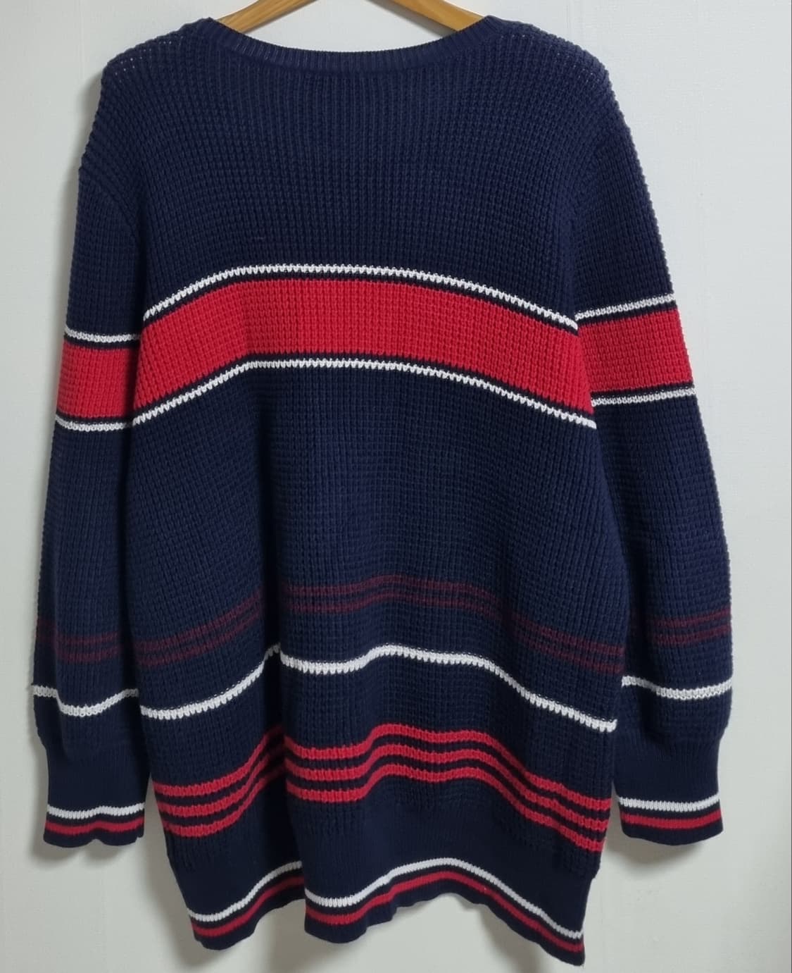 XXL (99) 폴로 네이비 코튼 니트 여성 상품이미지2