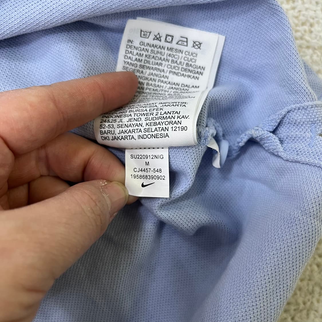 M 나이키 반팔 카라 티셔츠 0316M 상품이미지4