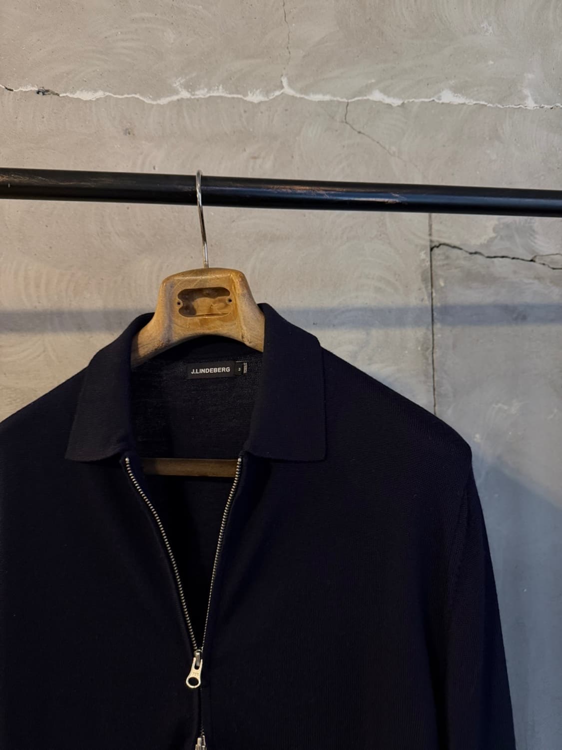 제이린드버그 니트짚업 남성 100 상품이미지3