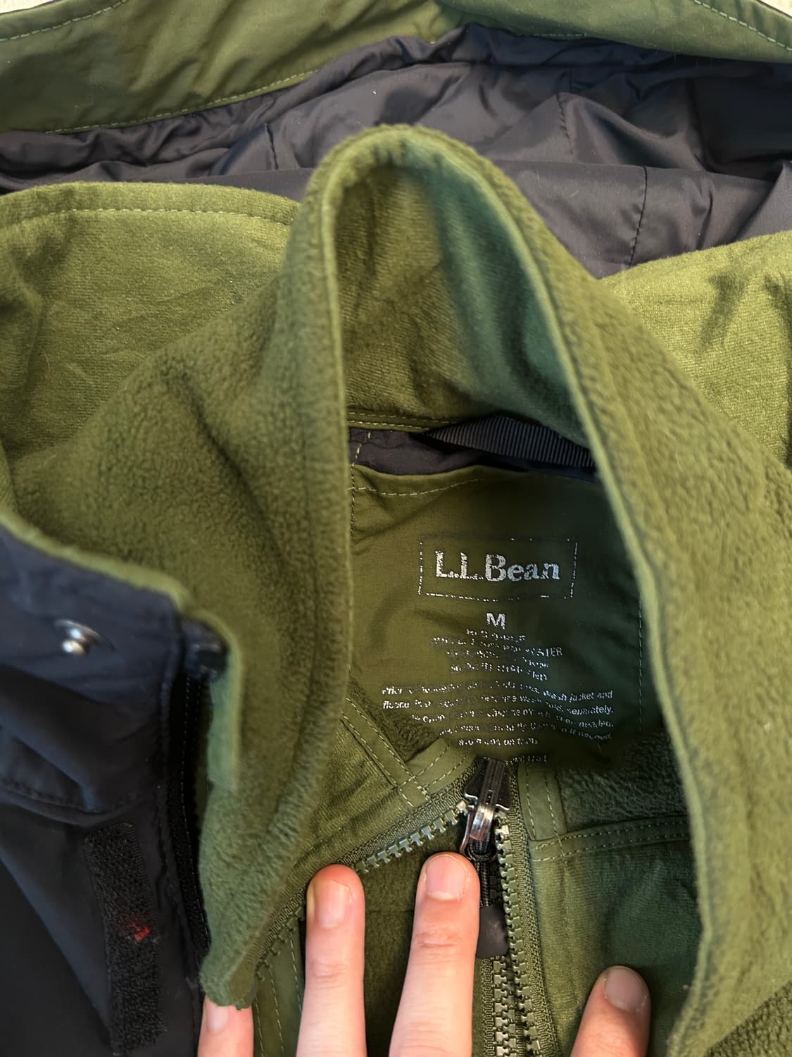 엘엘빈(LL Bean) 바람막이+후리스 세트 상품이미지4