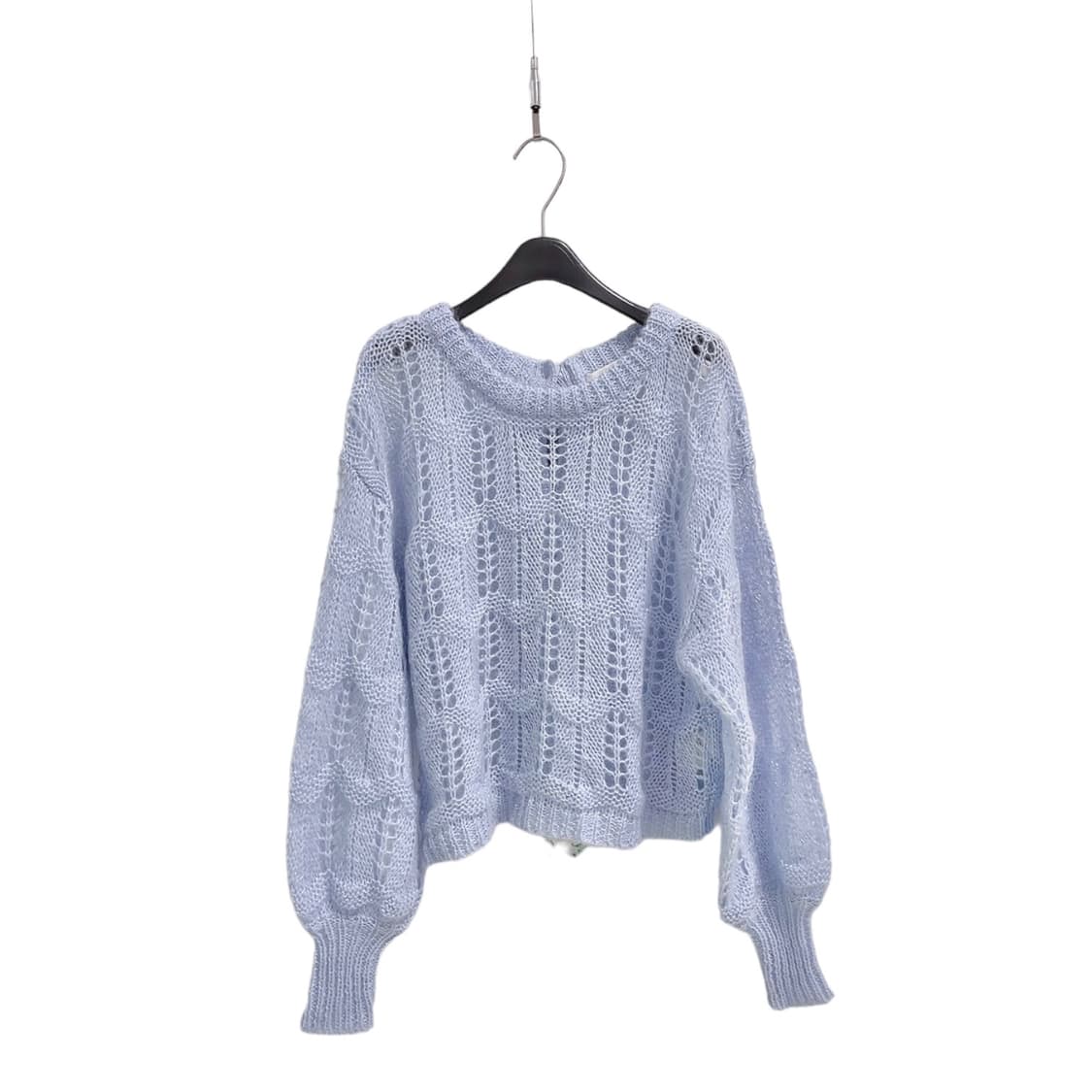 Love shack fancy 러브 쉑 팬시 백 타이 모헤어 니트  상품이미지4