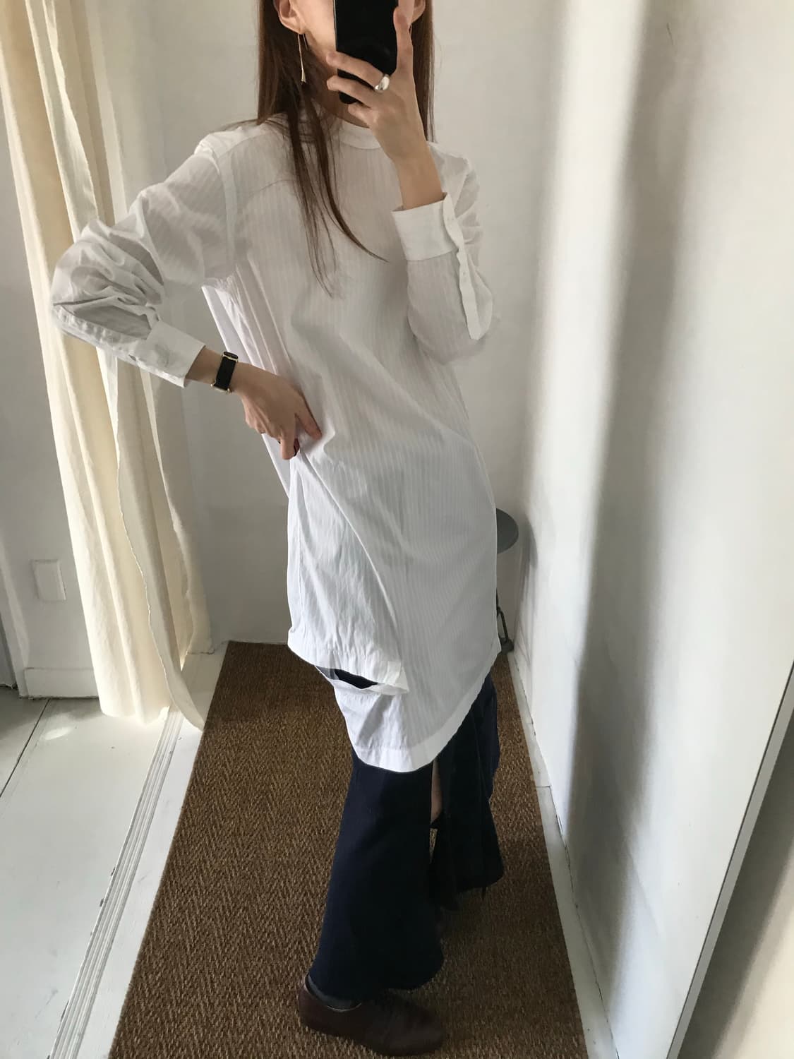 detail point long shirt 상품이미지8