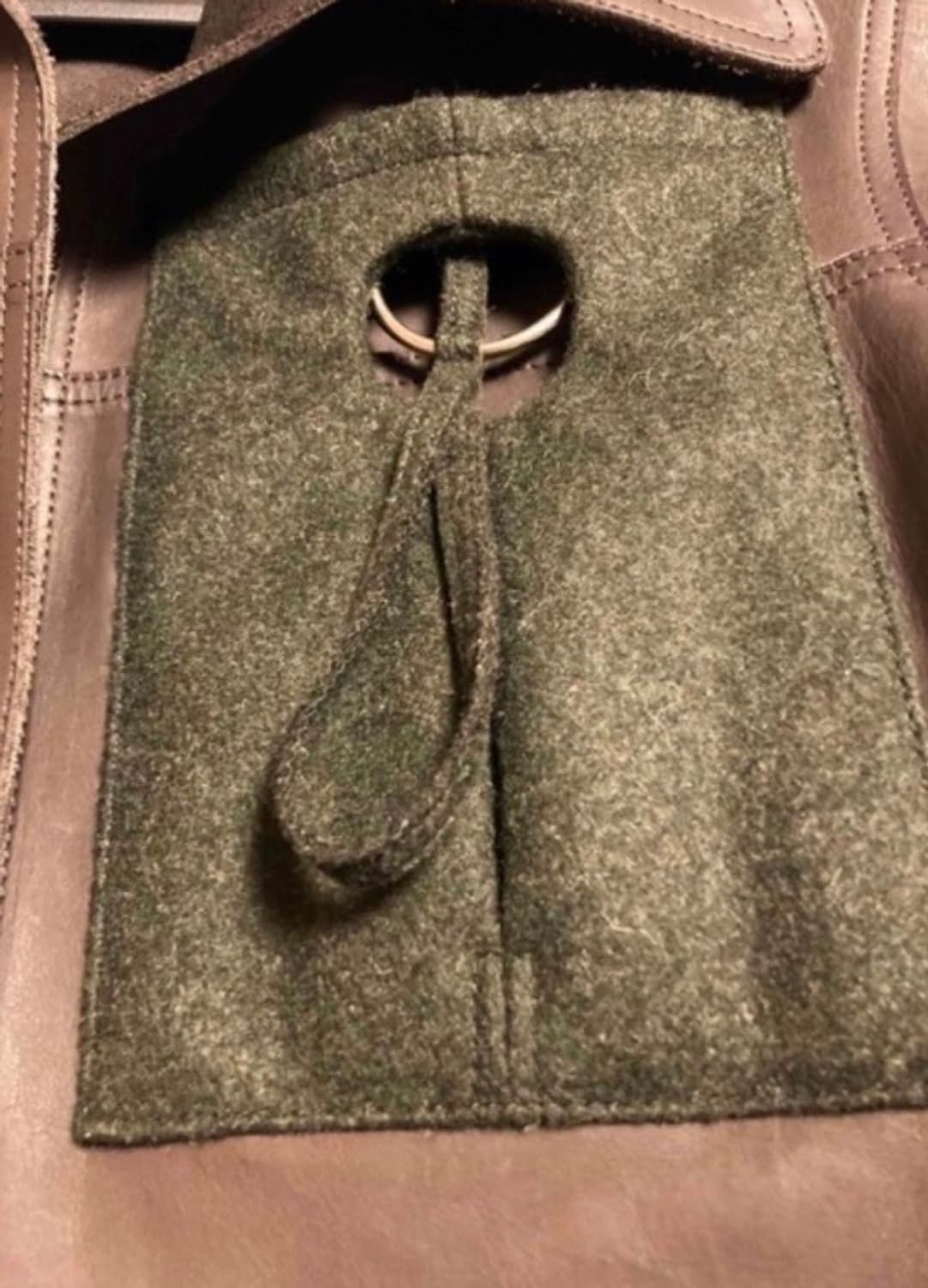 마르지엘라 프레스 스터드 가죽자켓 상품이미지3