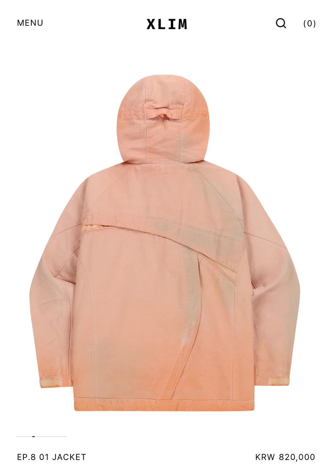 Ep.8 01 Jacket washed peach S사이즈 상품이미지3