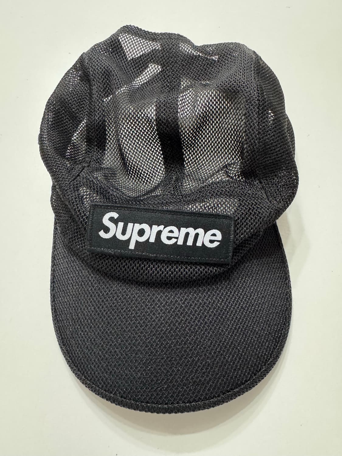 슈프림 메쉬 코듀라 캠프캡 블랙 - 23SS 상품이미지2
