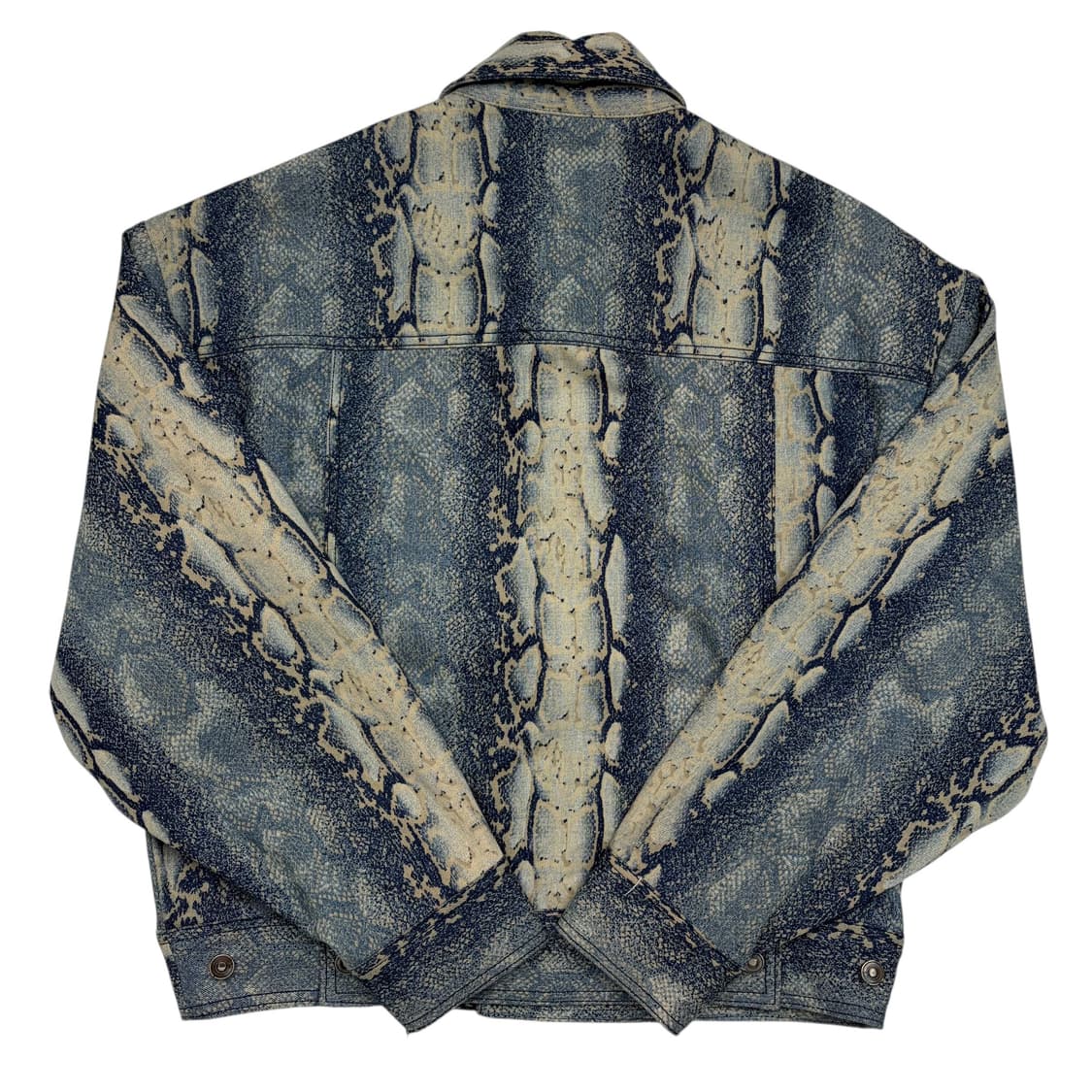 메종 미네드 머드 스네이크 데님 트러커 자켓 M 상품이미지4