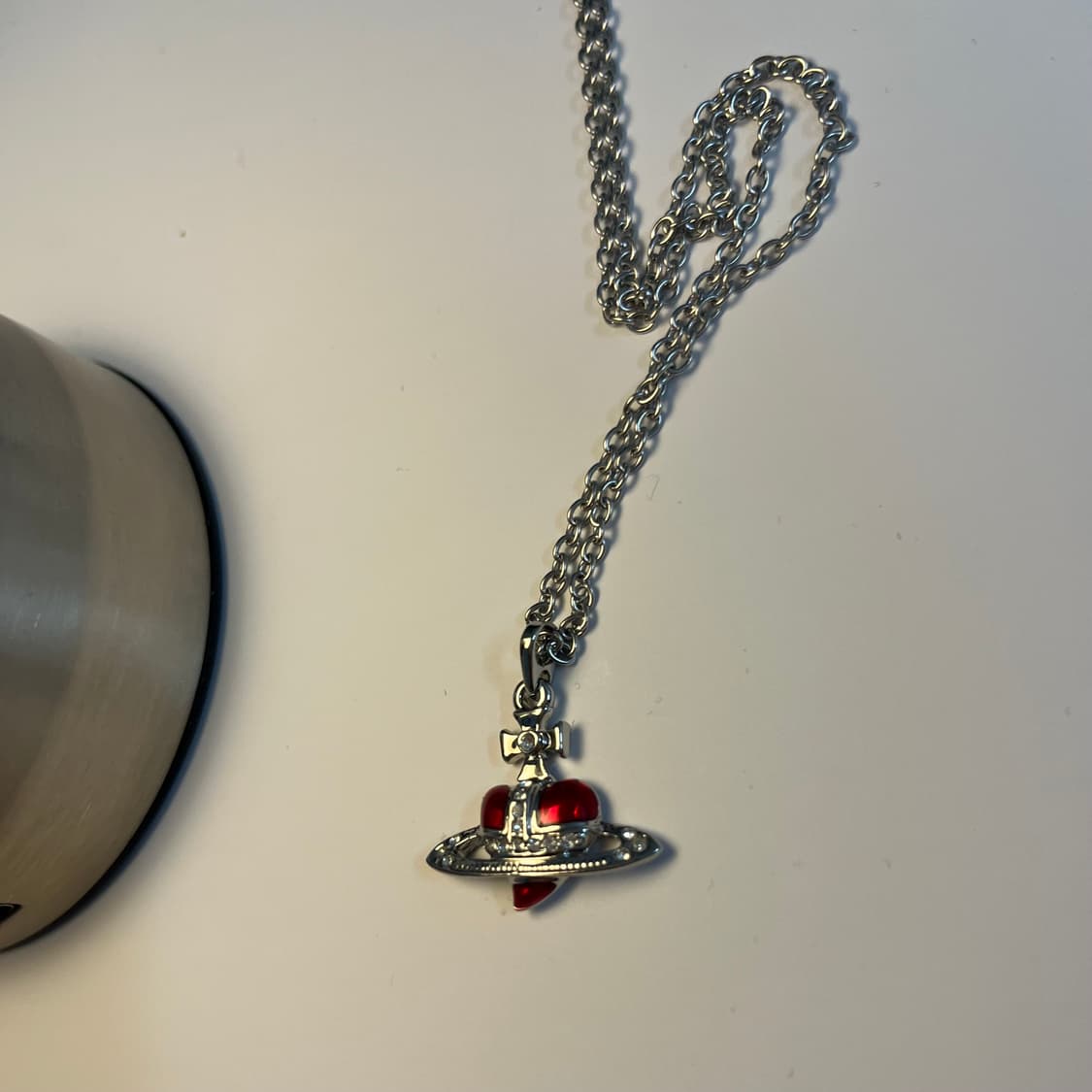 비비안웨스트우드 디아망떼 레드 목걸이 상품이미지5