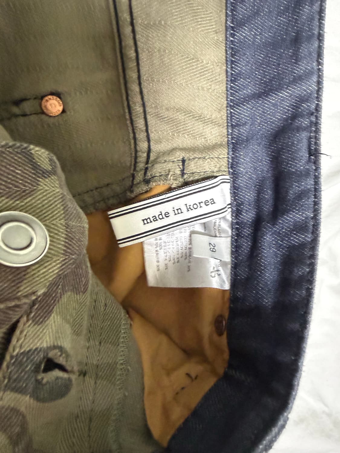 앤더슨벨 카모플라쥬 카고 팬츠.  상품이미지6