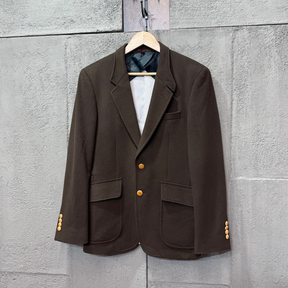 커스텀멜로우 캐주얼 울 블레이저 자켓 (M)   상품이미지1