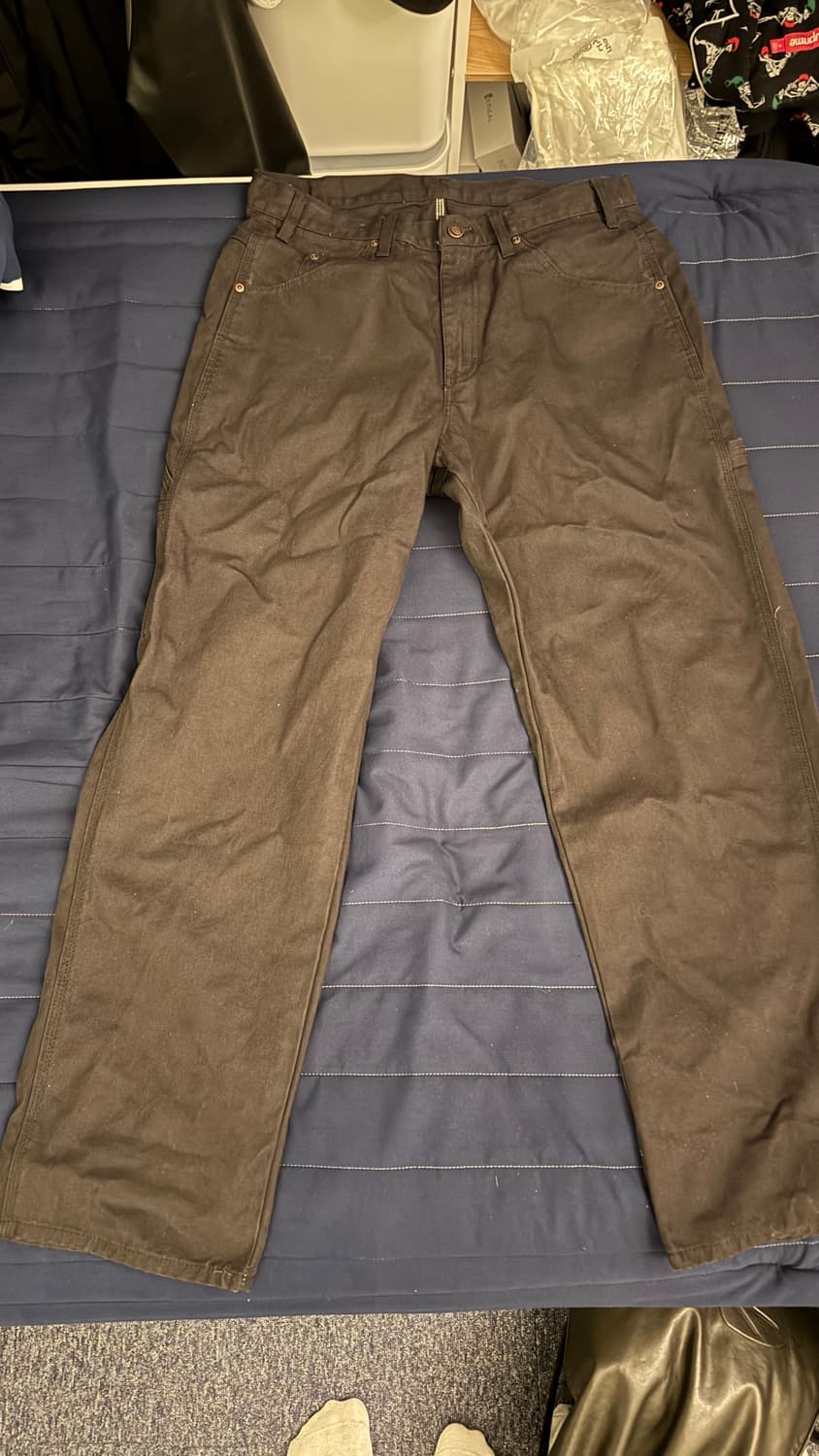 디키즈 1939 덕 캔버스 카펜터 팬츠 bk34 상품이미지5