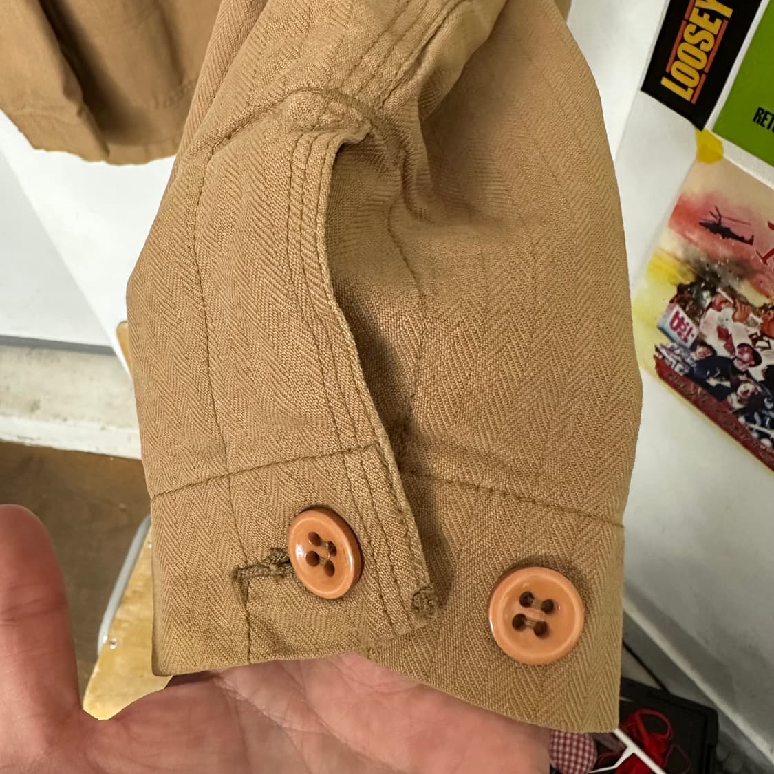 00‘s 스투시 헤링본 트윌 워크자켓 상품이미지3