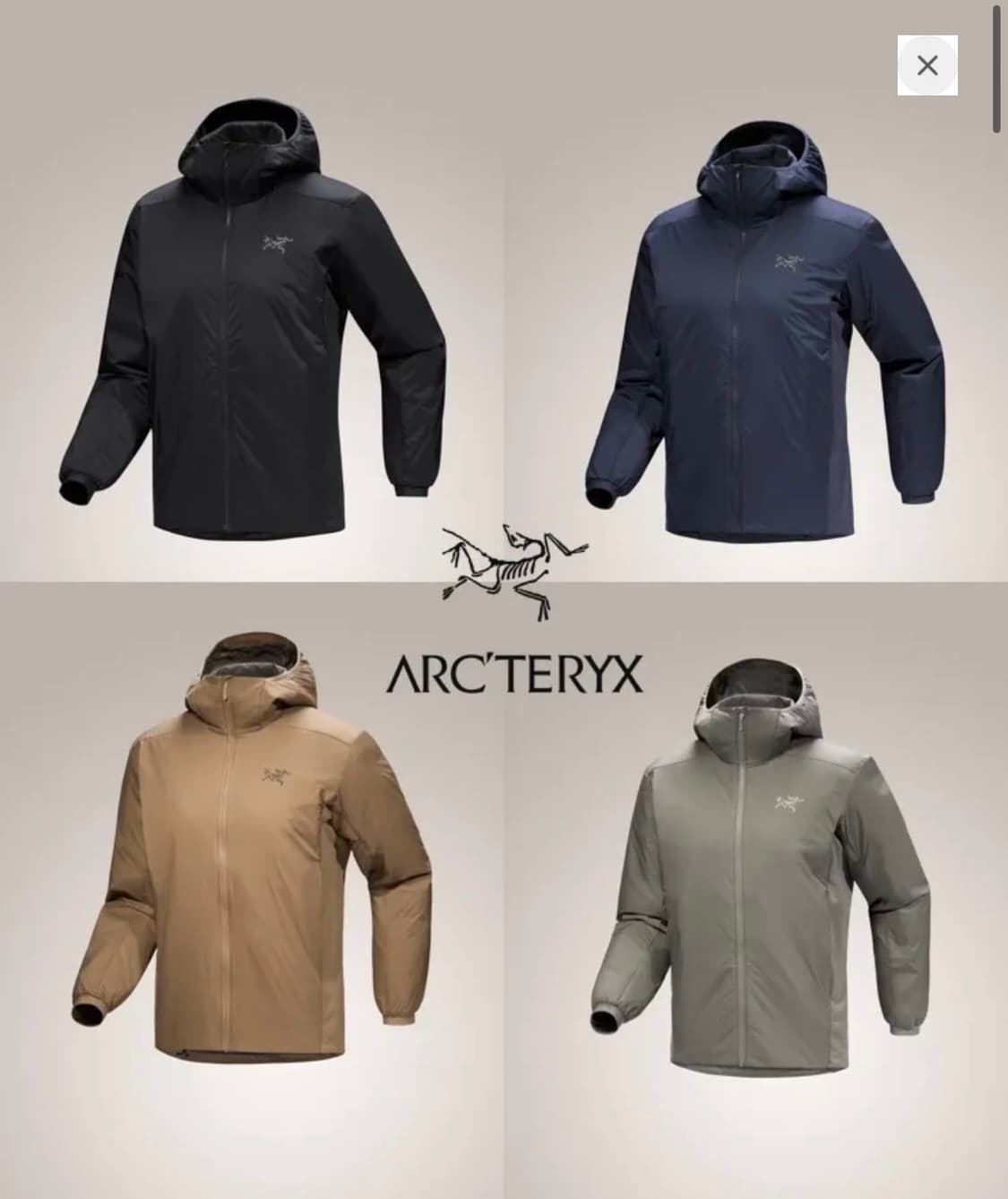 아크테릭스 아톰 후디 상품이미지1