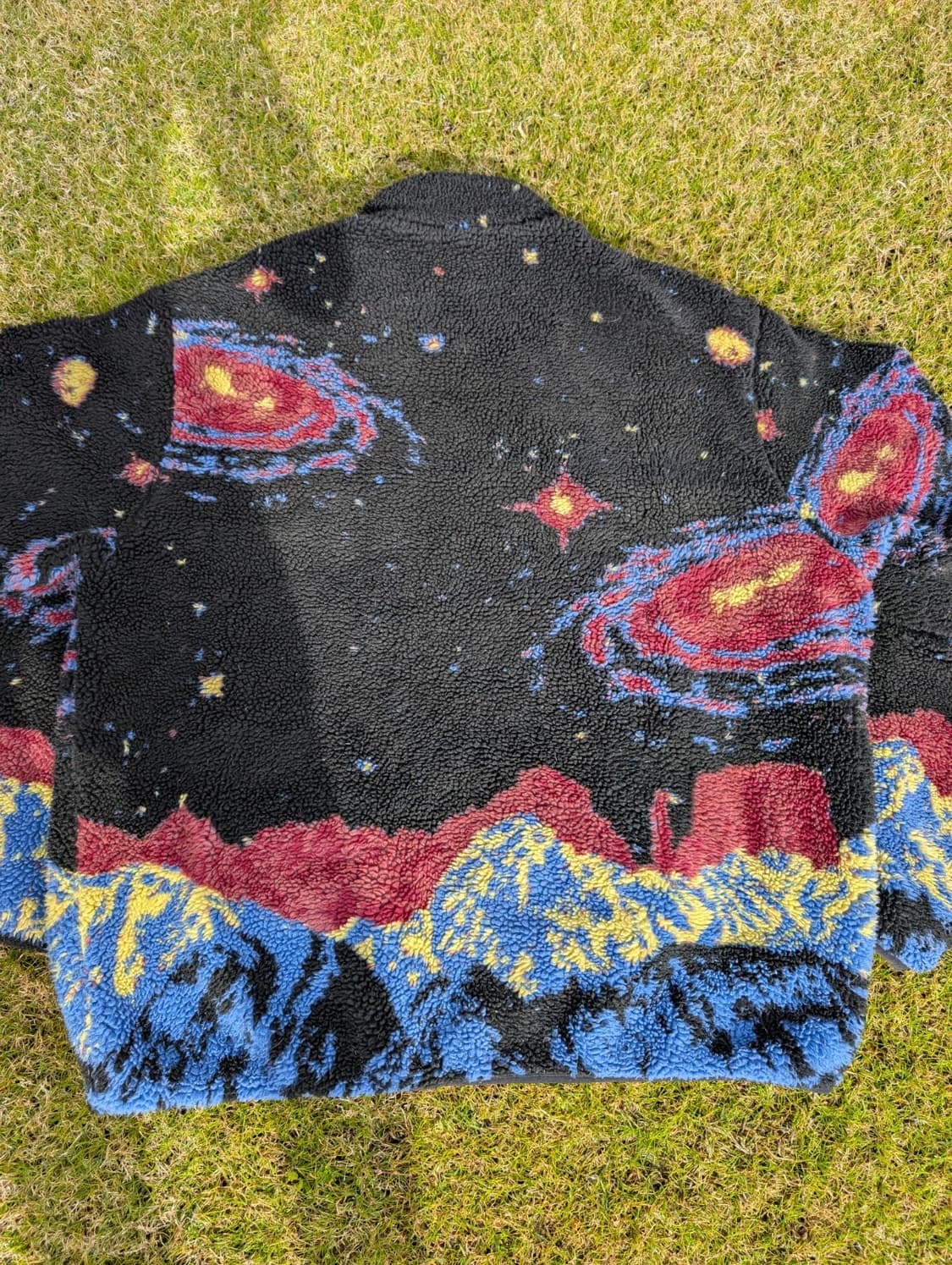 스투시 갤럭시 리버시블 플리스 자켓 블랙 상품이미지4