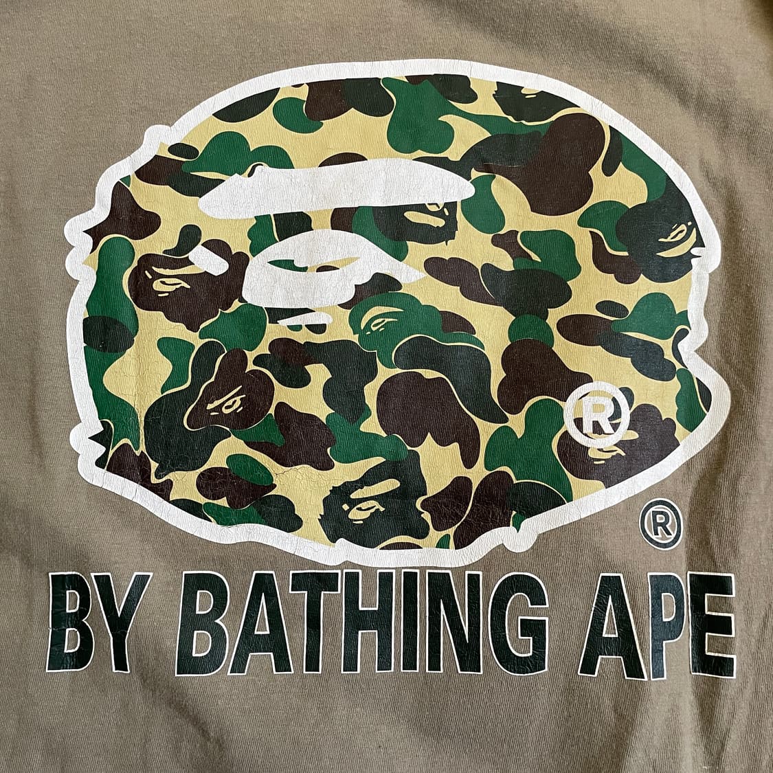90’s 베이프 카모 빈티지 반팔 티셔츠 상품이미지1