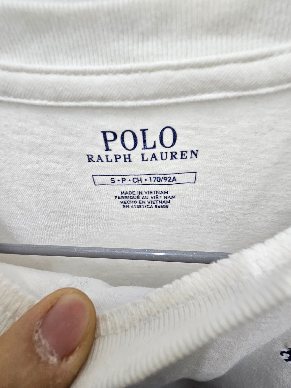폴로 랄프로렌 반팔 티셔츠 화이트 상품이미지3