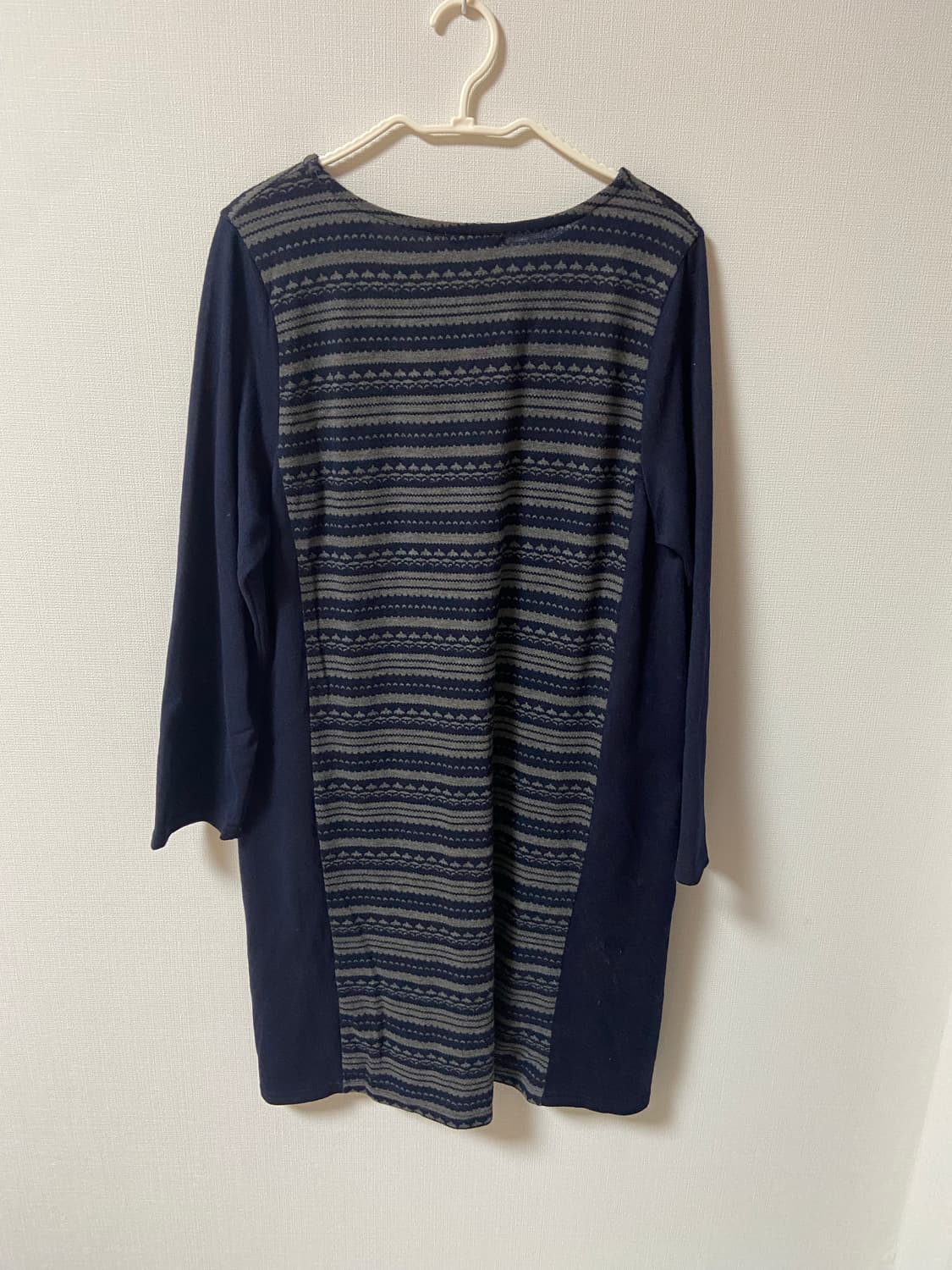 일본 빈티지 모리걸 하구미 패턴 미디원피스 상품이미지5