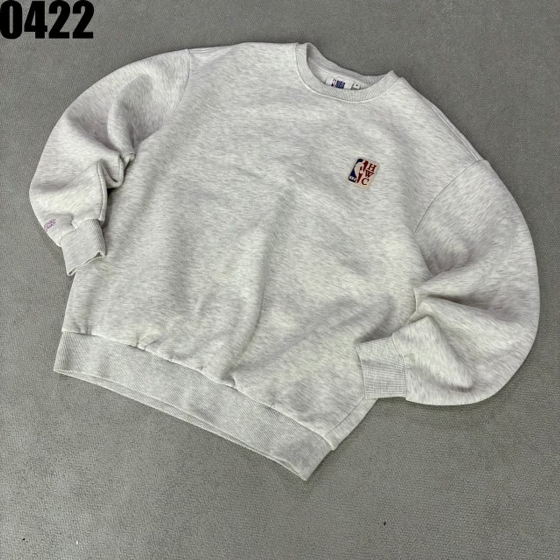 NBA HWC 맨투맨 티셔츠 회색 m 상품이미지1