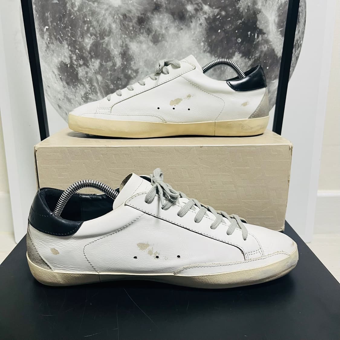 정품 43) 골든구스 블랙탭 스니커즈 275~280 상품이미지2