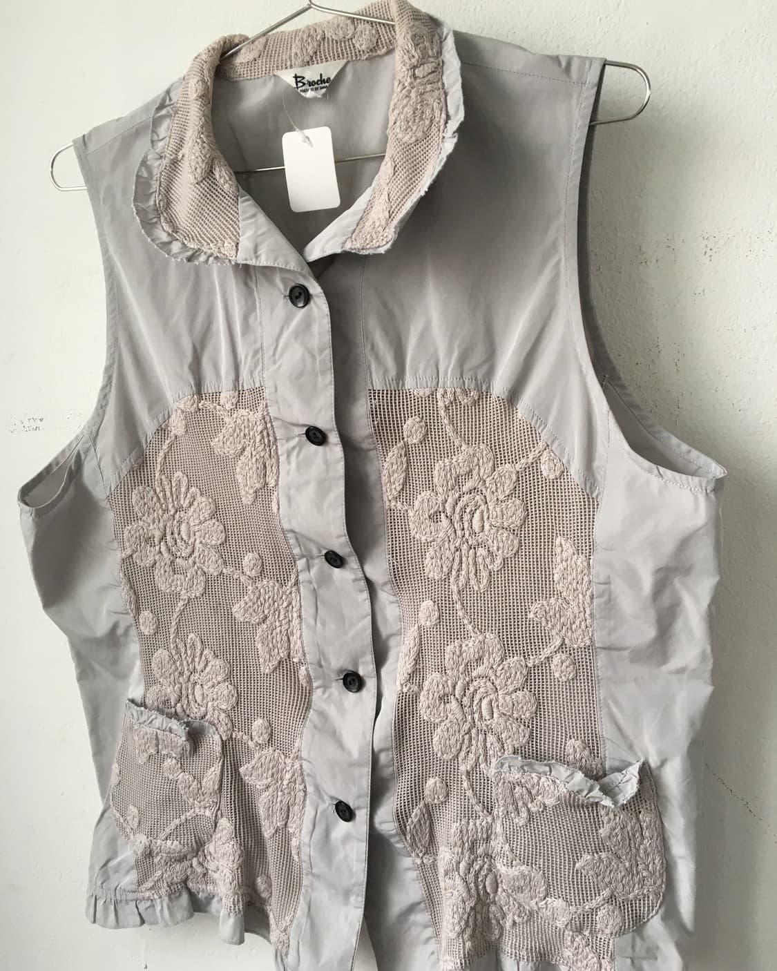 Flower pattern layer vest 상품이미지4