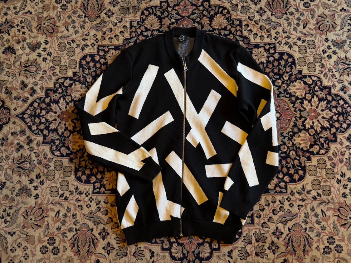 알렉산더 맥퀸 짚업 니트 블루종 100 상품이미지1