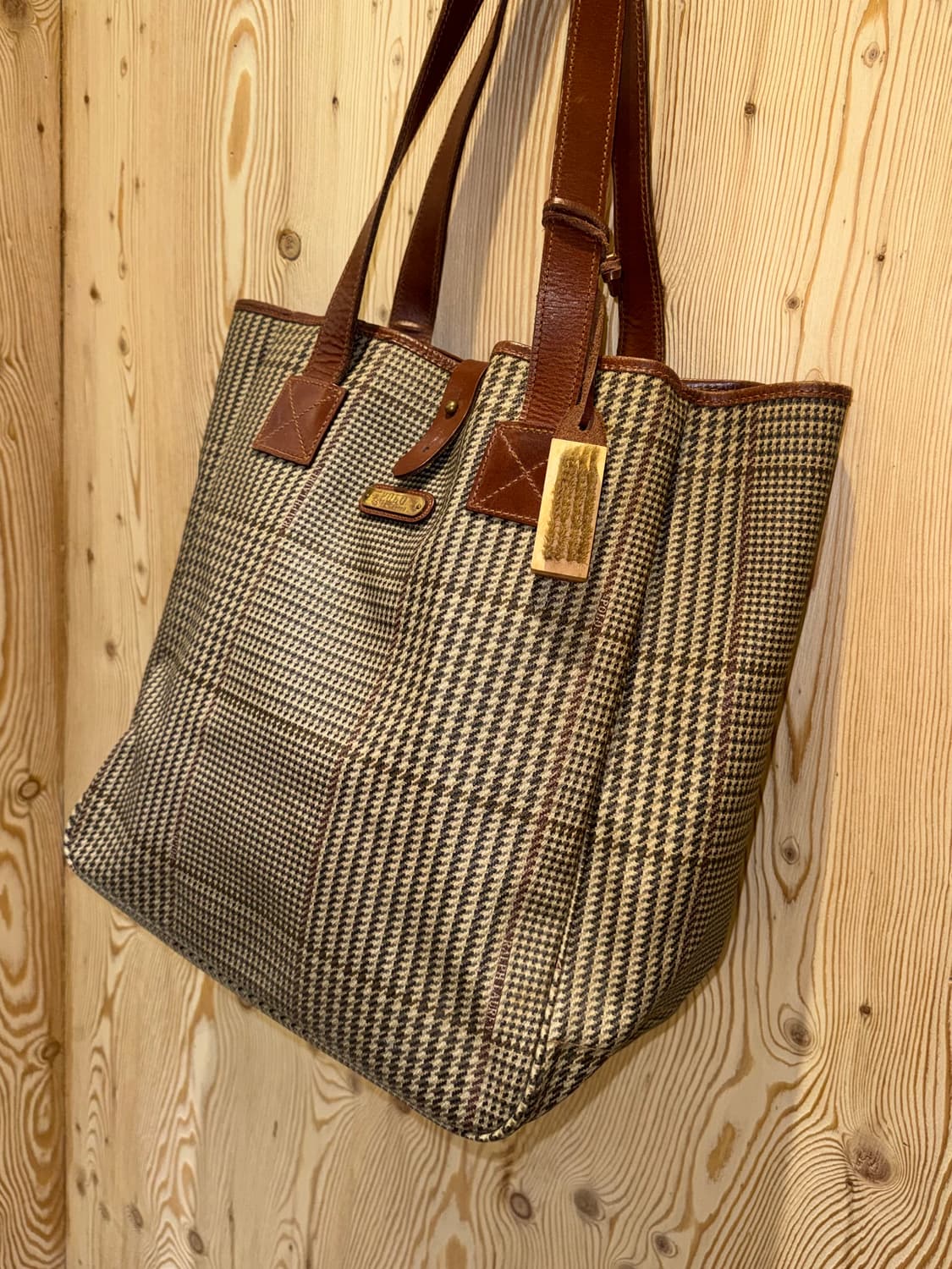 폴로 랄프로렌 글렌체크 토트백 상품이미지3