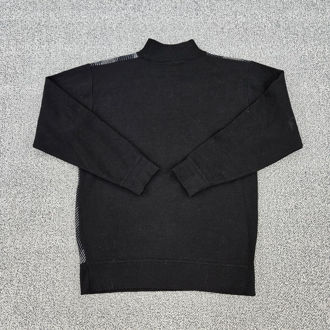 [실측확인] 하프넥 터틀넥 기하학 패턴 니트 스웨터 1103JM2 상품이미지3