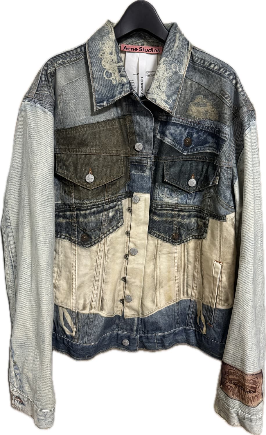 Acne Studios 트롱프뢰유 프린트 데님 재킷 50 상품이미지4