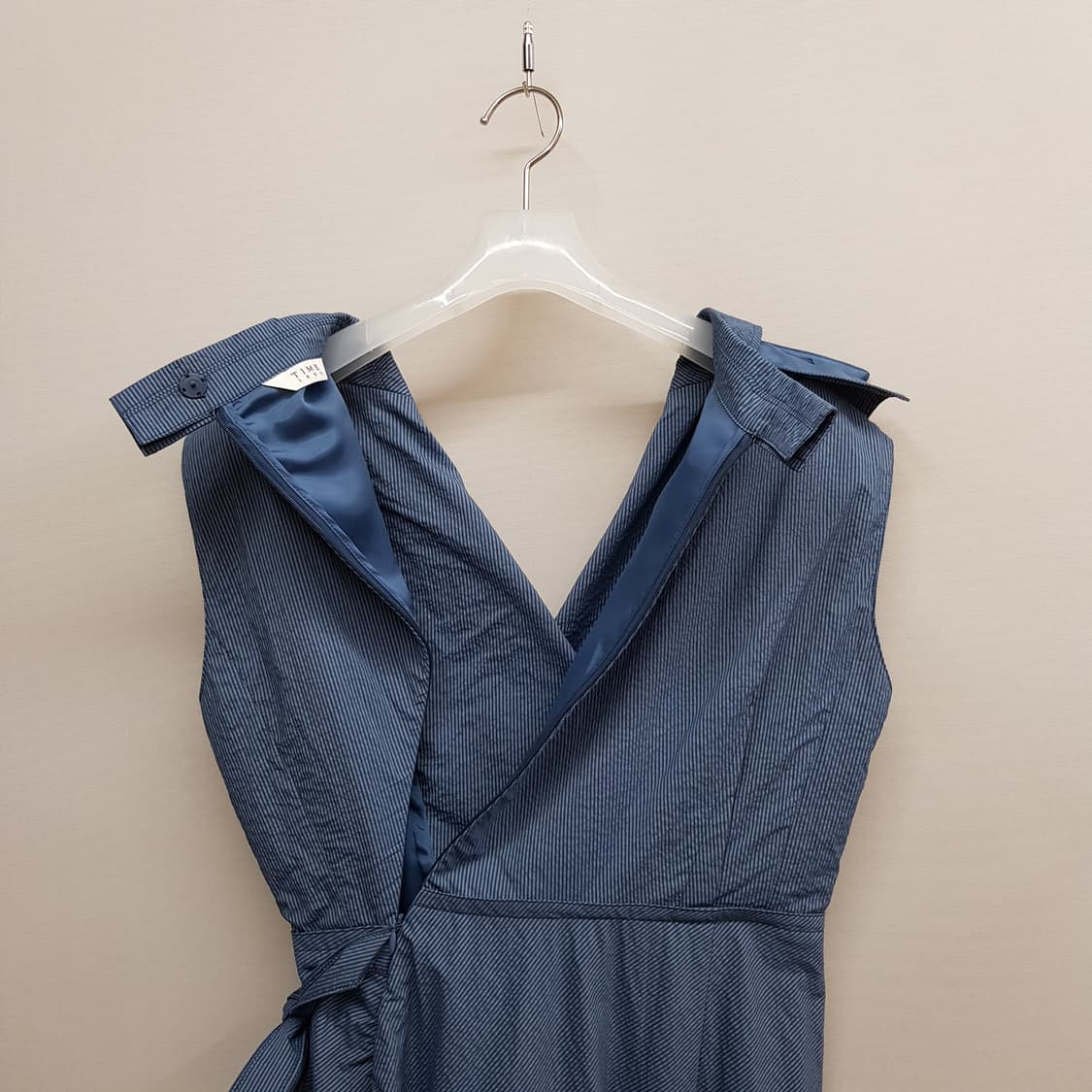 한섬 타임 랩 스타일 슬리브리스 원피스 S사이즈 상품이미지5