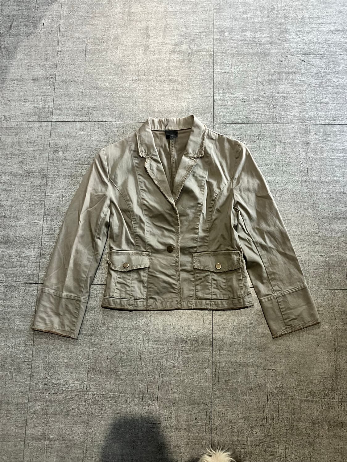 일본빈티지 Vigny 달천깔페어리 할메카지 보헤미안 러플데님자켓 상품이미지1