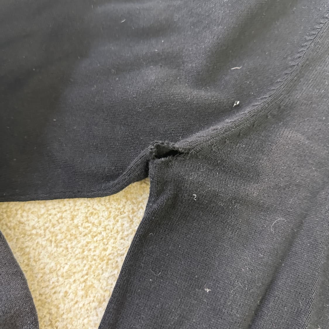 실측확인 네이비 브이넥0320D 상품이미지4