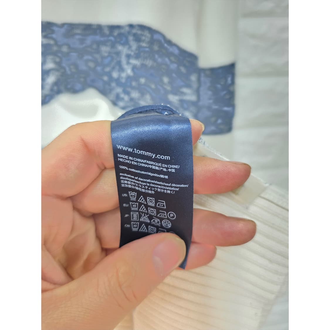 택포) 타미힐피거 스트라이프 니트 L 상품이미지3