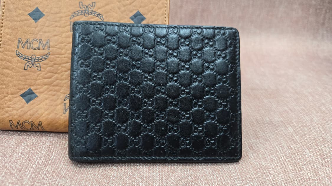 구찌 정품 마이크로시마반지갑 상품이미지1