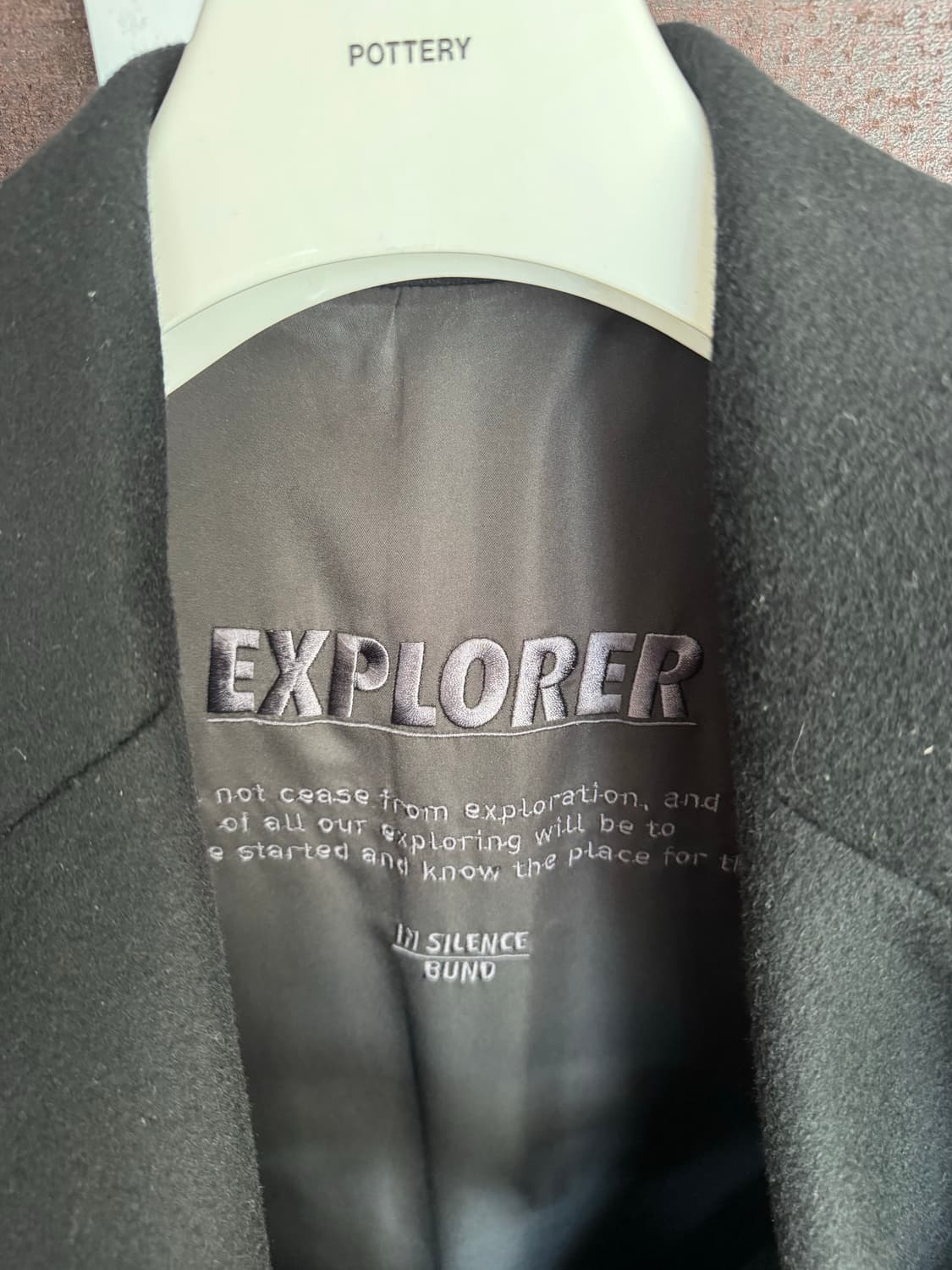 인사일런스 x 분트 오버사이즈 코트 s 판매합니다. 상품이미지2