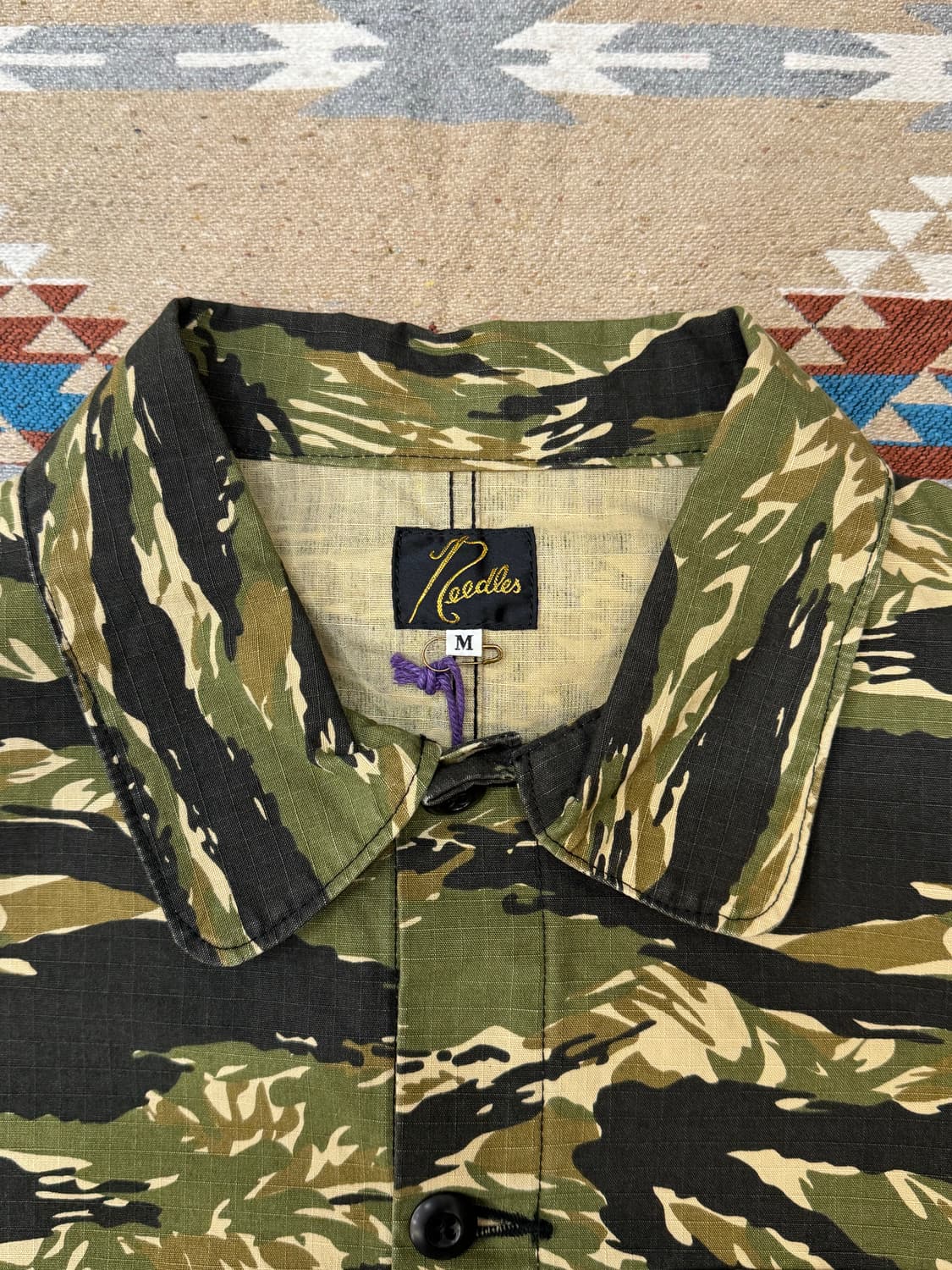 [M] 니들스 D.N 커버올 카모 플라쥬 초어 자켓  상품이미지2