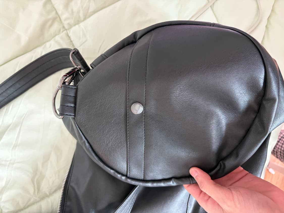 비슬로우X데릭 BOWLING BAG BLACK 상품이미지5