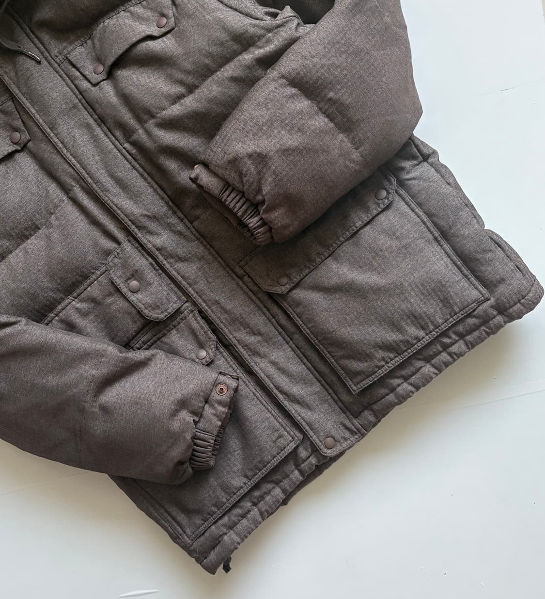 adidas 아디다스 브라운 퍼 후드 패딩 점퍼 상품이미지5