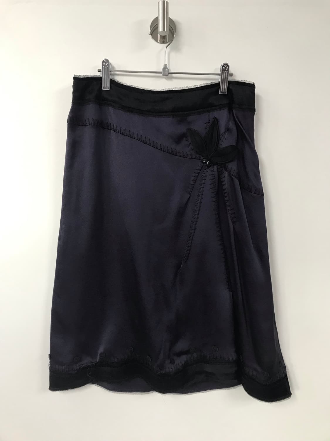 알베르타 페레티 실크 코사지 스커트 상품이미지3