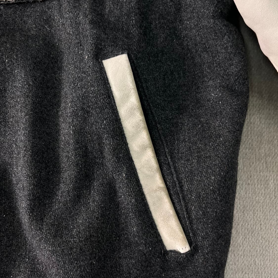 100 아메리칸 빈티지 울 바시티 자켓  상품이미지8