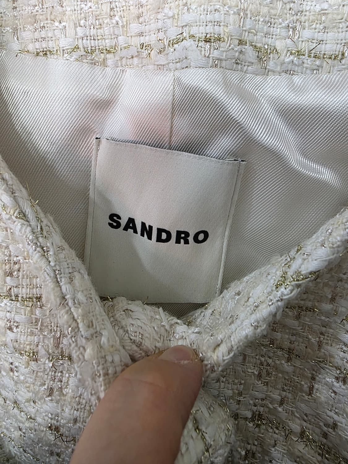 산드로 여성 트위드 자켓 상품이미지3