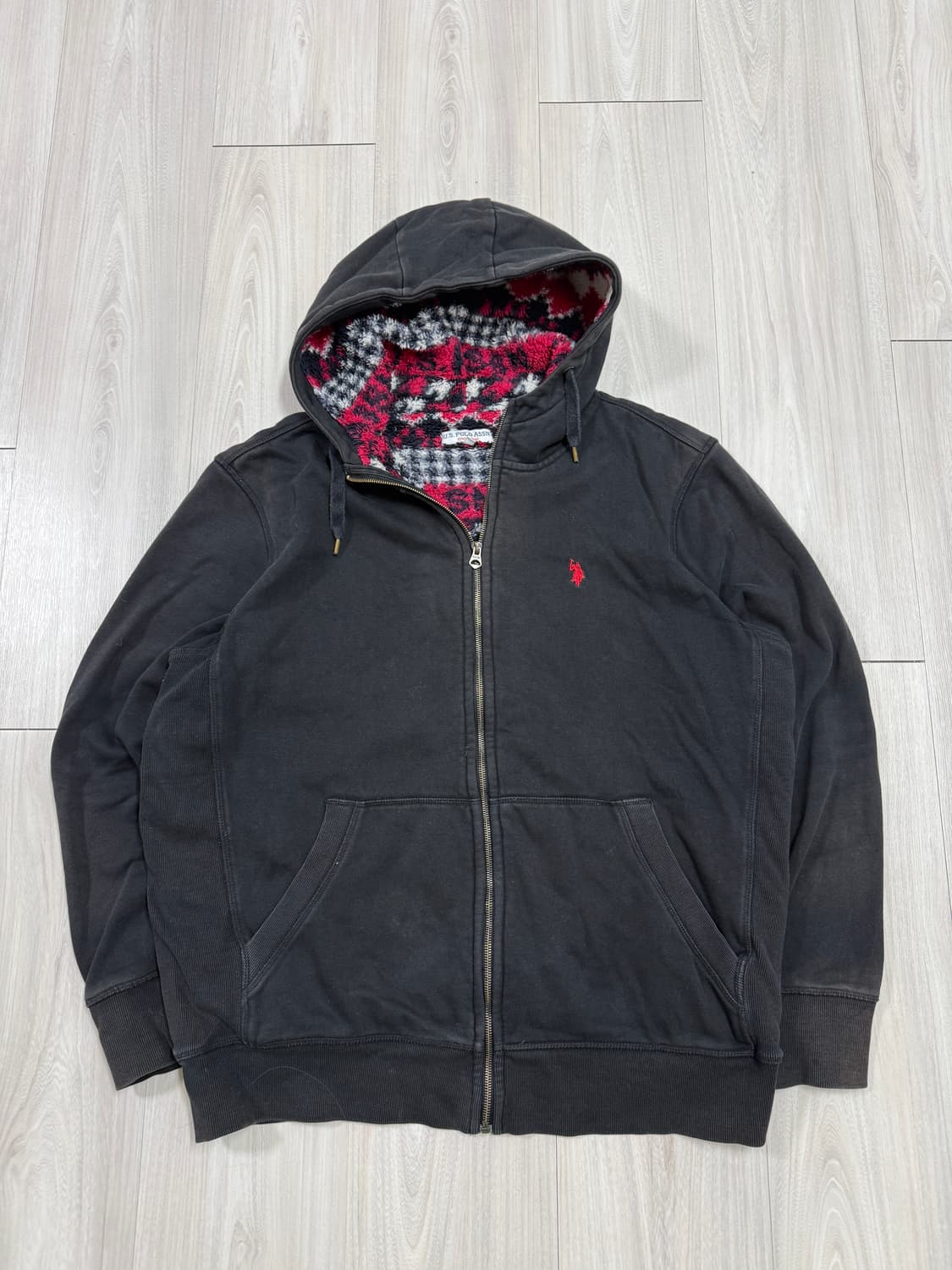 Us polo 양털 후드집업 상품이미지2