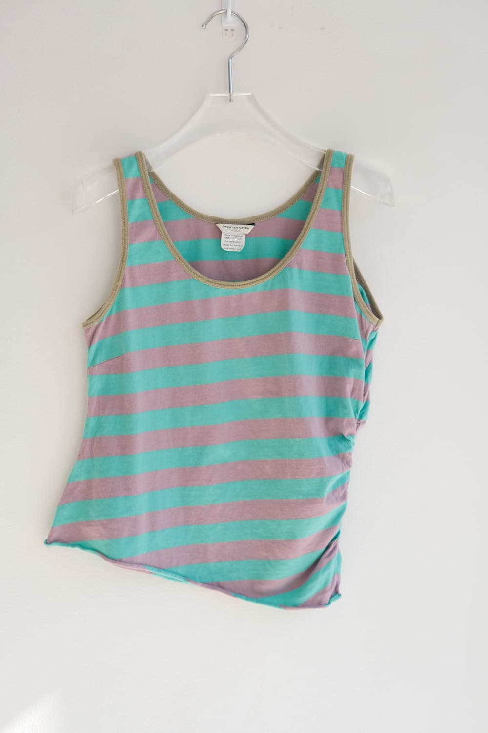 Side shirring stripe sleeveless 상품이미지1