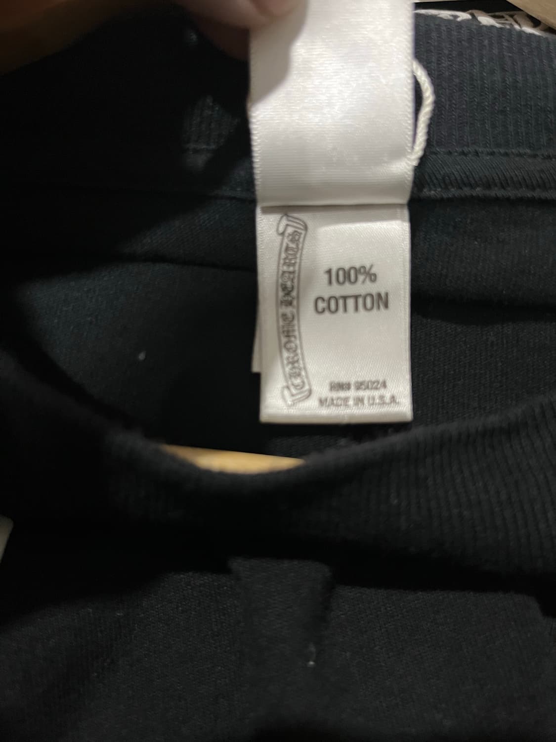 크롬하츠 블랙 롱슬리브 티셔츠 S 정품 상품이미지7