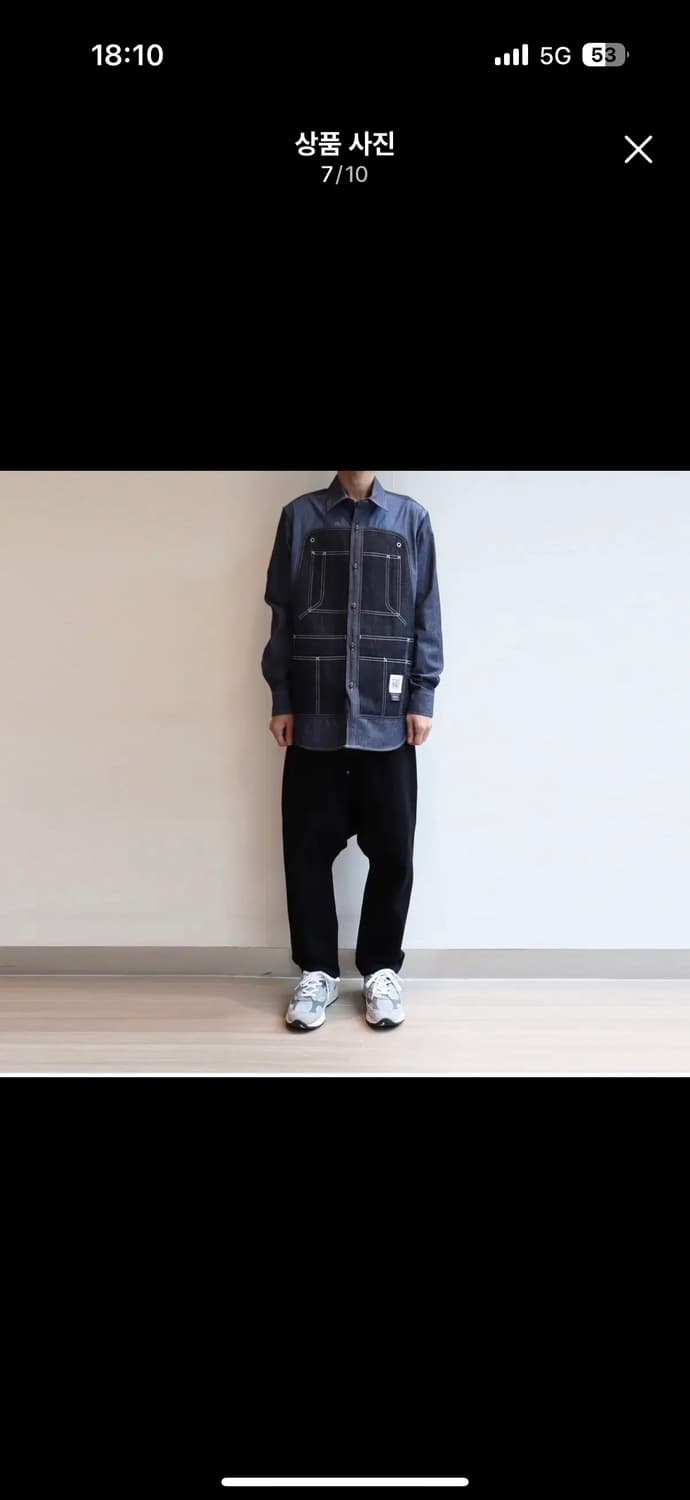 FUMITO GANRYU PORTABLE WORK SHIRT  후미토간류 상품이미지7
