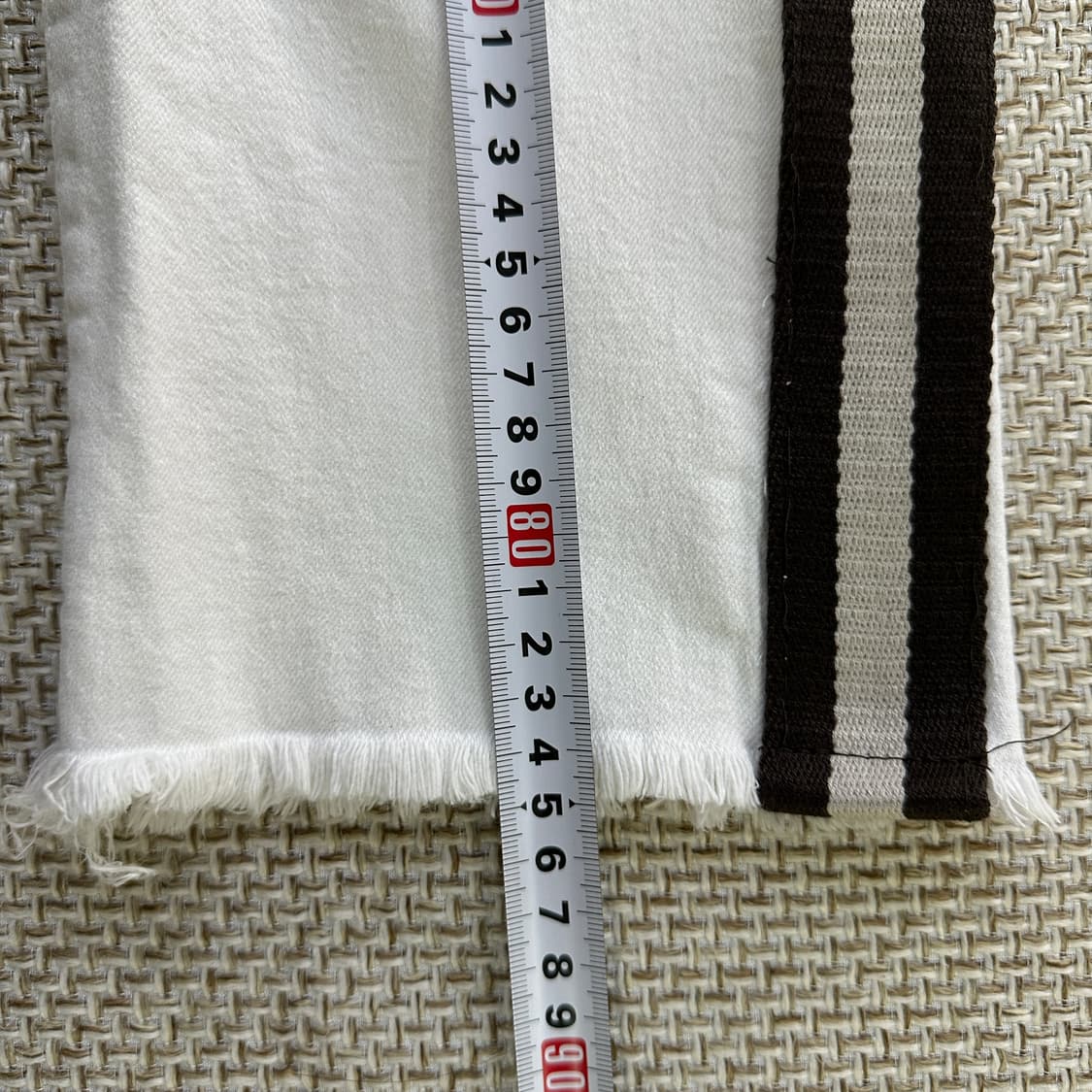 실측확인 화이트 여성용 팬츠 0326D 상품이미지9