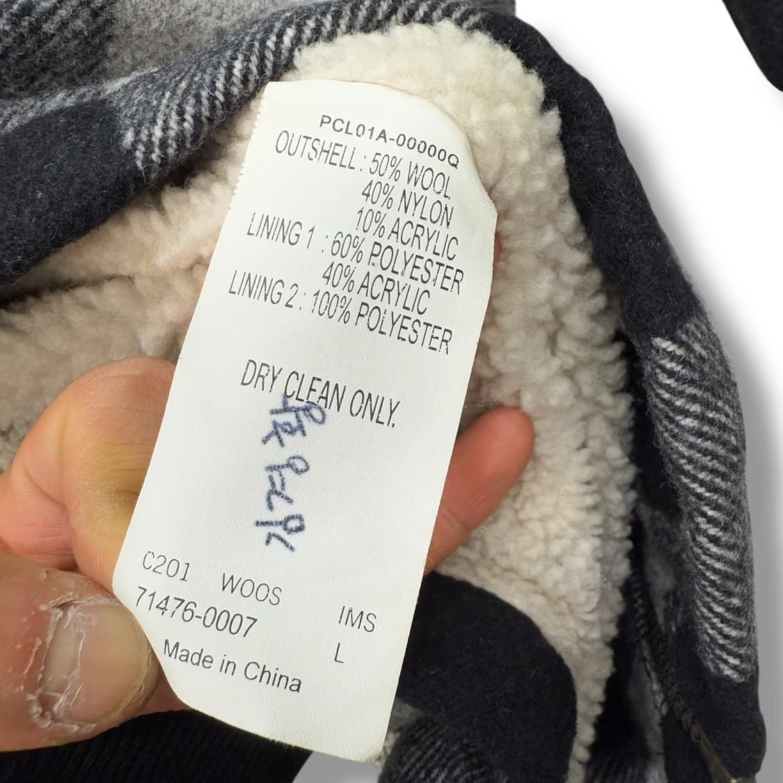 리바이스 체크 셰르파 자켓 r1822  상품이미지8