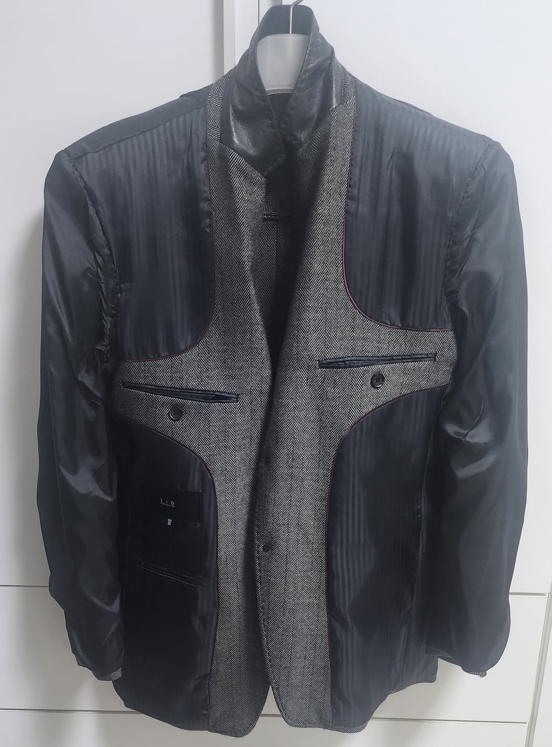 지오송지오 헤링본 블레이저 상품이미지4